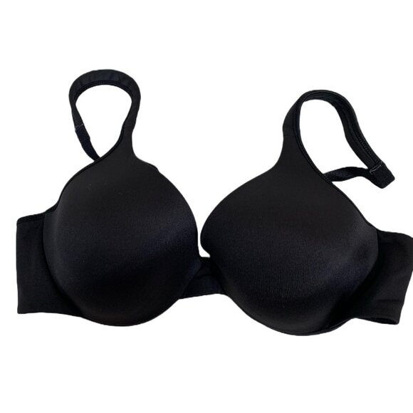 Bali Other - Bali One Smooth U Ultra Light Bra, Underwire T-shirt Bra Black - Size 36C